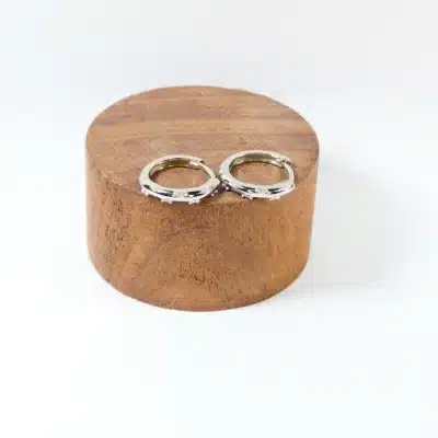 boucles d'oreilles créoles en acier inoxydable argenté bijoux fantaisie a aimargues