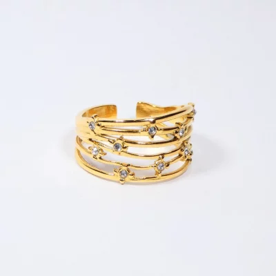 bague en acier inoxydable vendu par nallia bijoux à aimargues sormiou