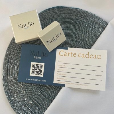 carte cadeau nallia bijoux offrir plaisir aimargues france bague collier bracelet boucle d'oreilles